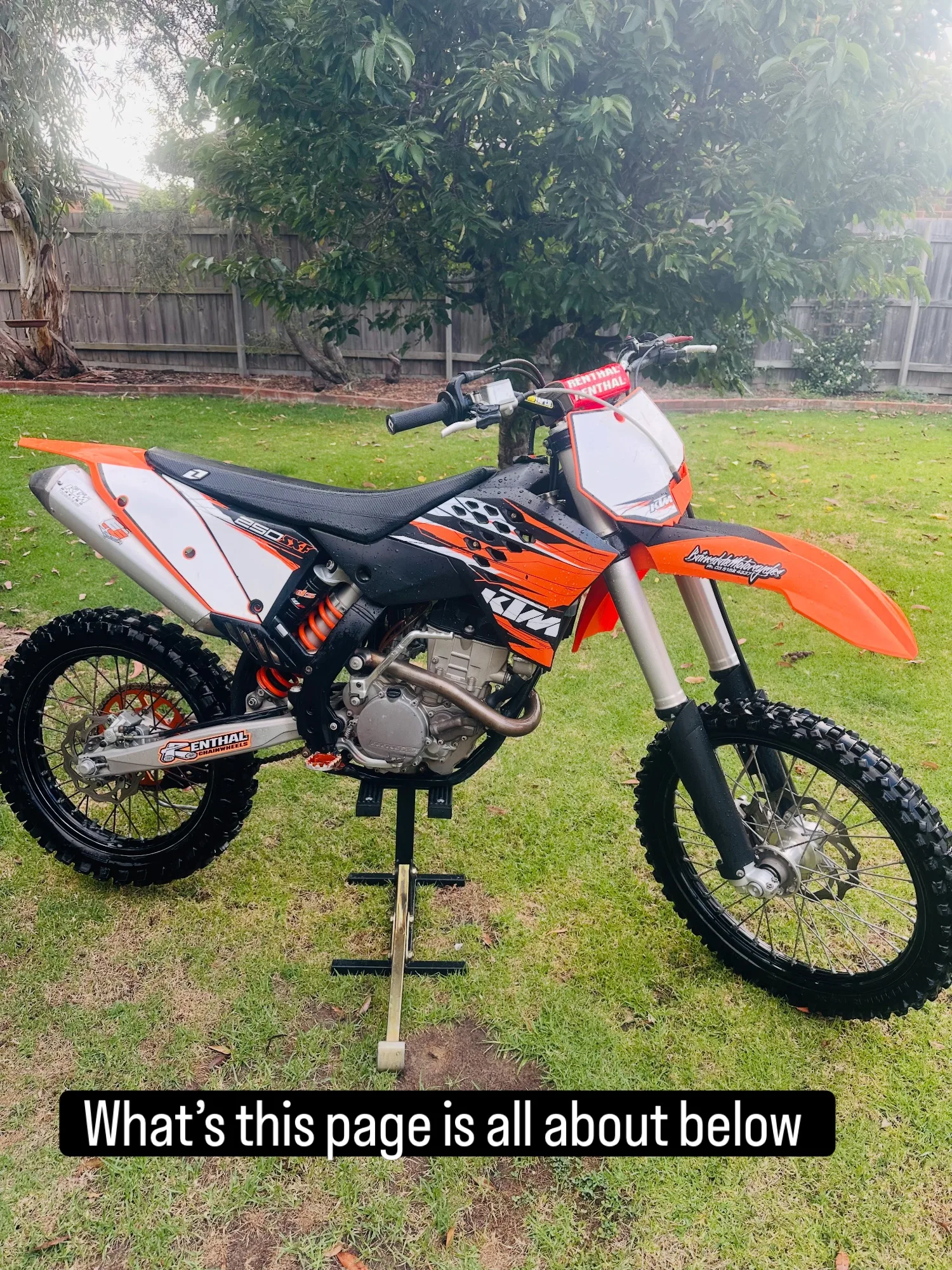 2010 KTM 250 SX-F — photo 1 of 2
