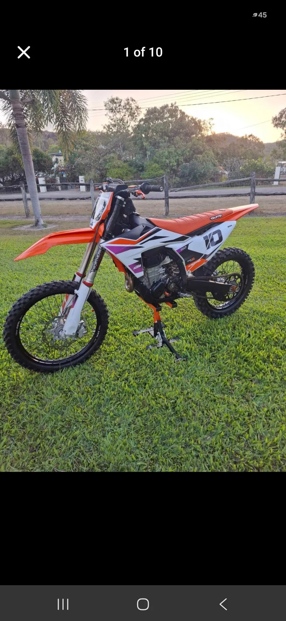 2026 KTM 450 SX-F — photo 1 of 9