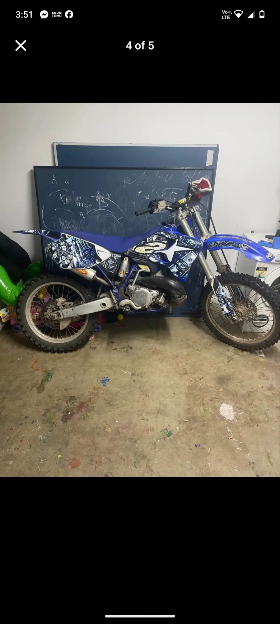 1999 Yamaha YZ250 — photo 1 of 1