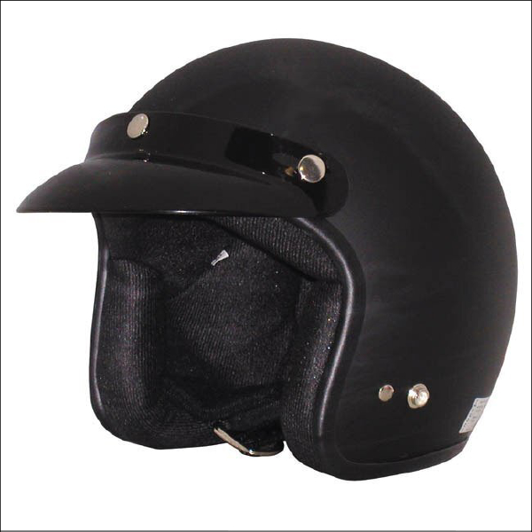 M2R 225 Helmet Flat Black with Peak (Size XL)