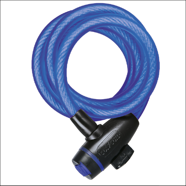 Oxford Cable Lock 12mm x 1800mm - Blue