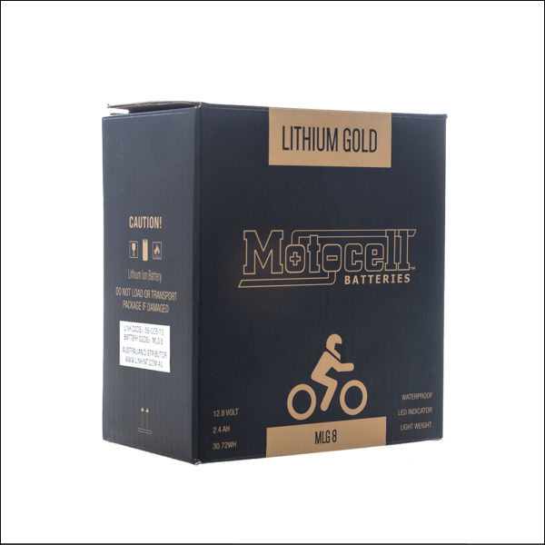 Motocell Lithium Gold Battery MLG8