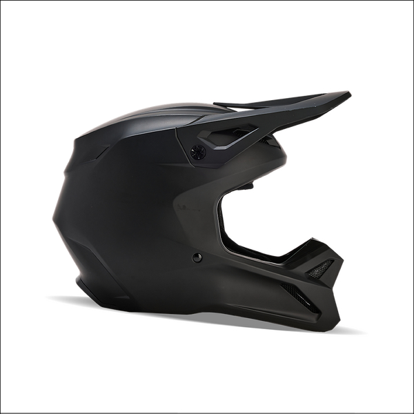 Fox Youth V1 Leed Helmet - Matte Black
