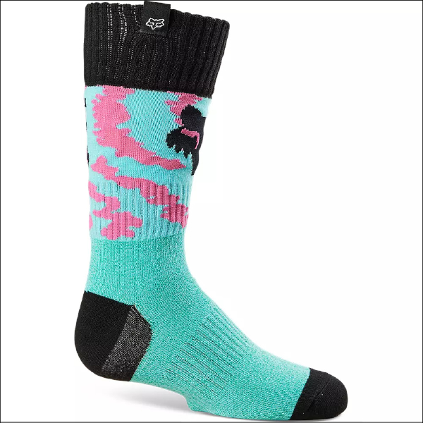 Fox Youth 180 Nuklr Socks - Teal (Size L)