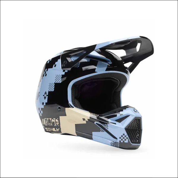 Fox V1 Digi Image Helmet Light Slate