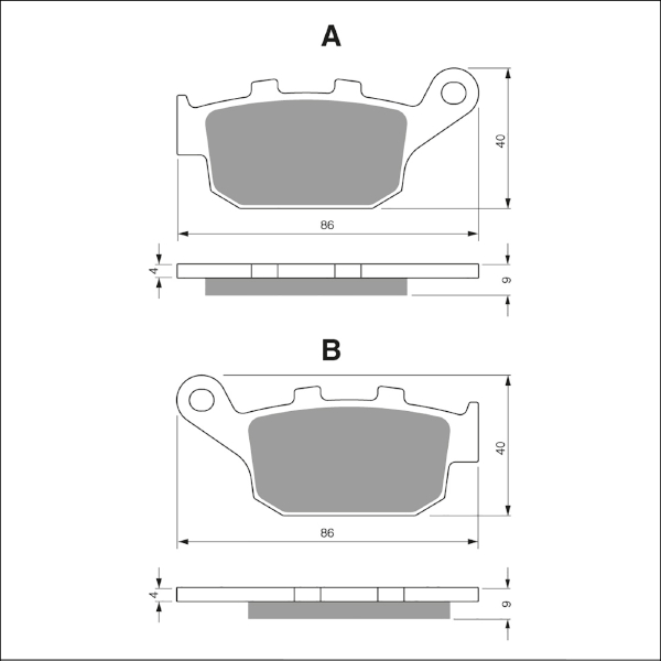 Brake Pads Goldfren Sintered Sports GF30