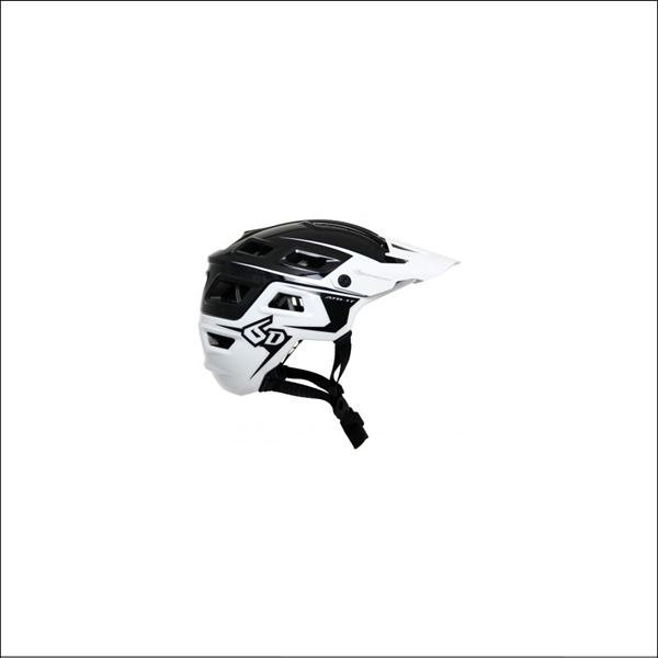 6D MTB ATB-1T EVO Helmet - Gloss Black/White