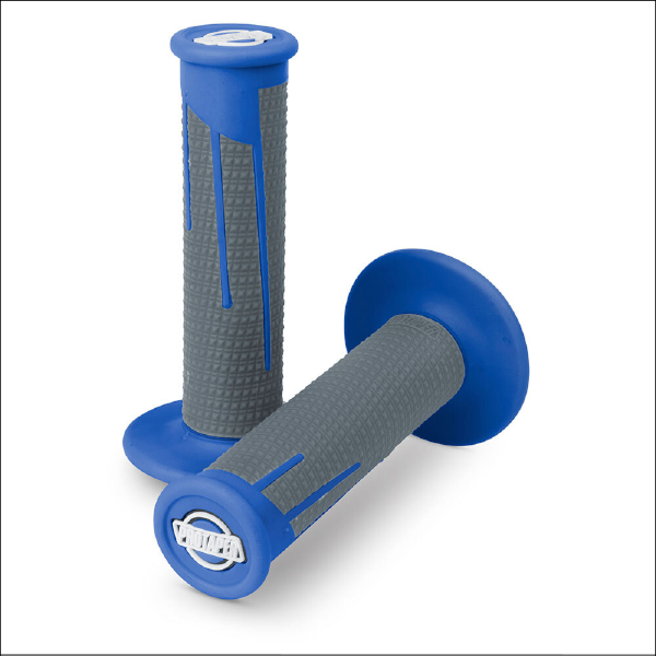 ProTaper Grip Clamp on 1/2 Waffle - Blue/Grey