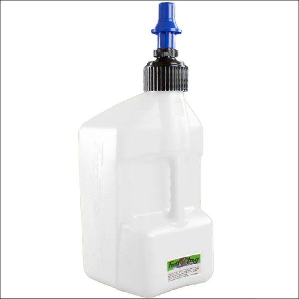 White Tuff Jug Blue Cap 20L