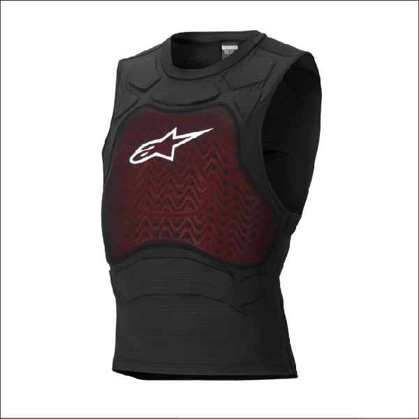 Alpinestars Bionic Plasma Protection Vest - Black/White (Size XL)