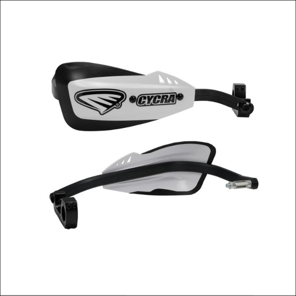 Cycra Series One Handguards with 1-1/8" Mounts - White