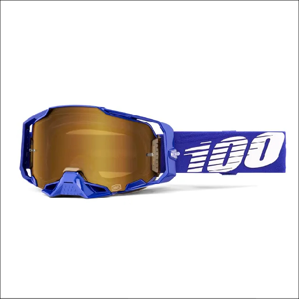 100% Armega Goggles Klein - Mirror True Gold Lens